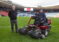 Electric mowing arrives at Hampden Park