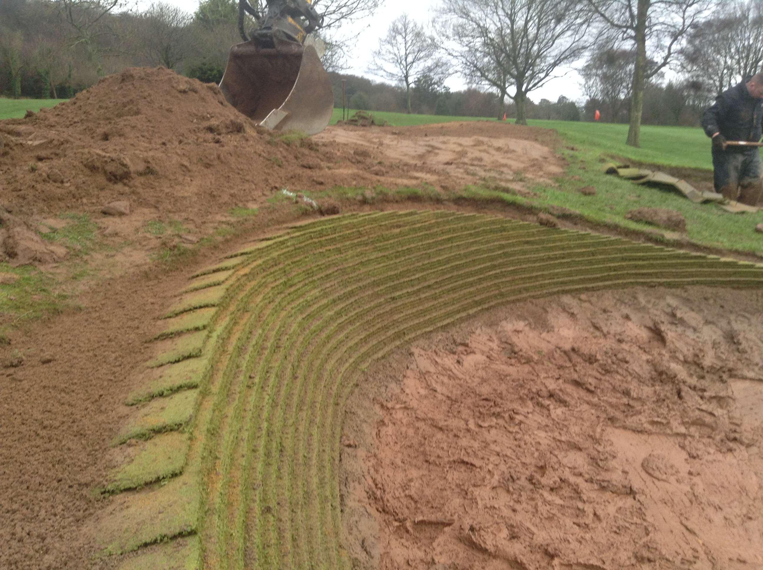 Holywood installs revetted bunkers