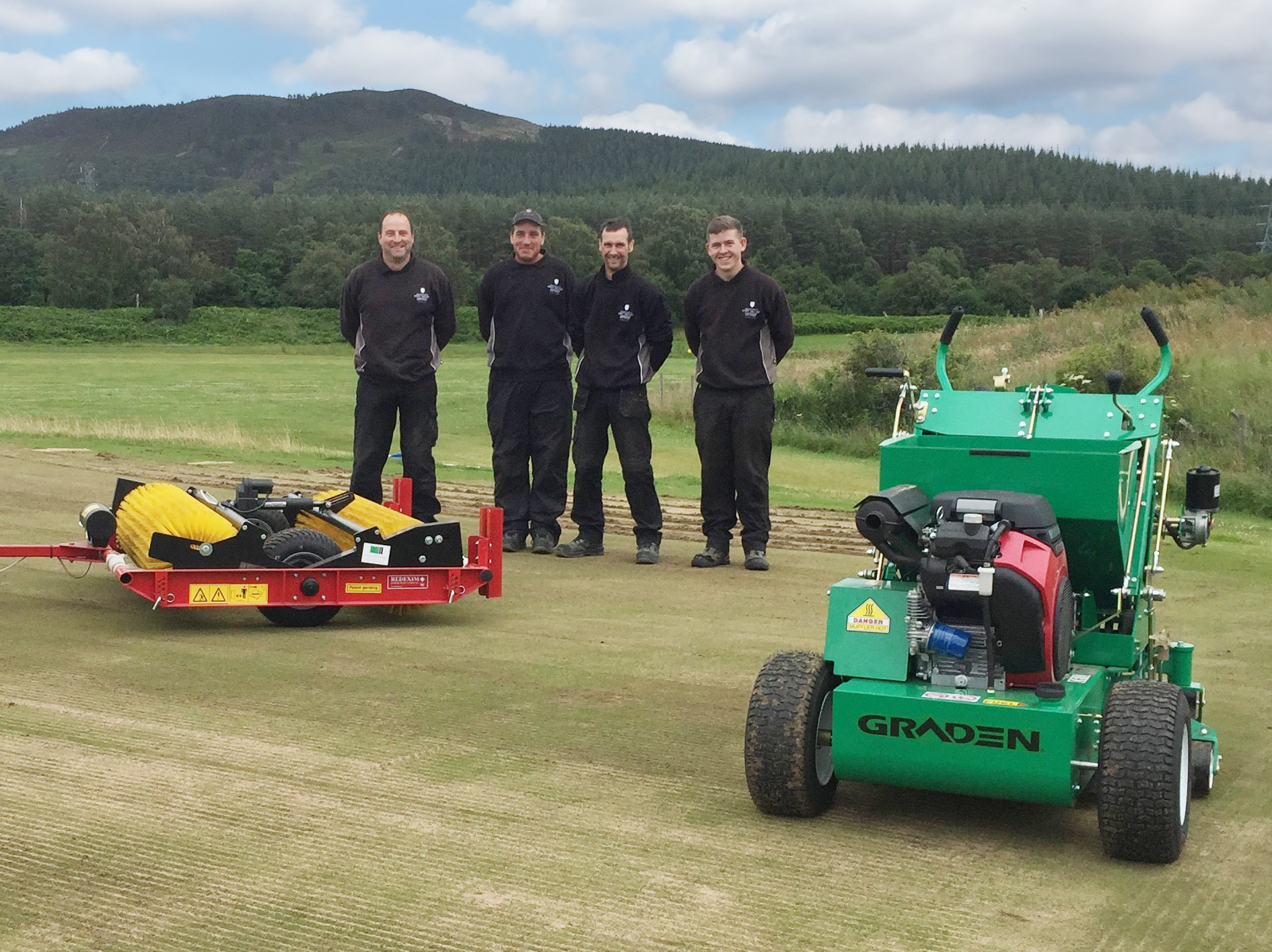 This is how Spey Valley dealt with moss and thatch issues on its golf course