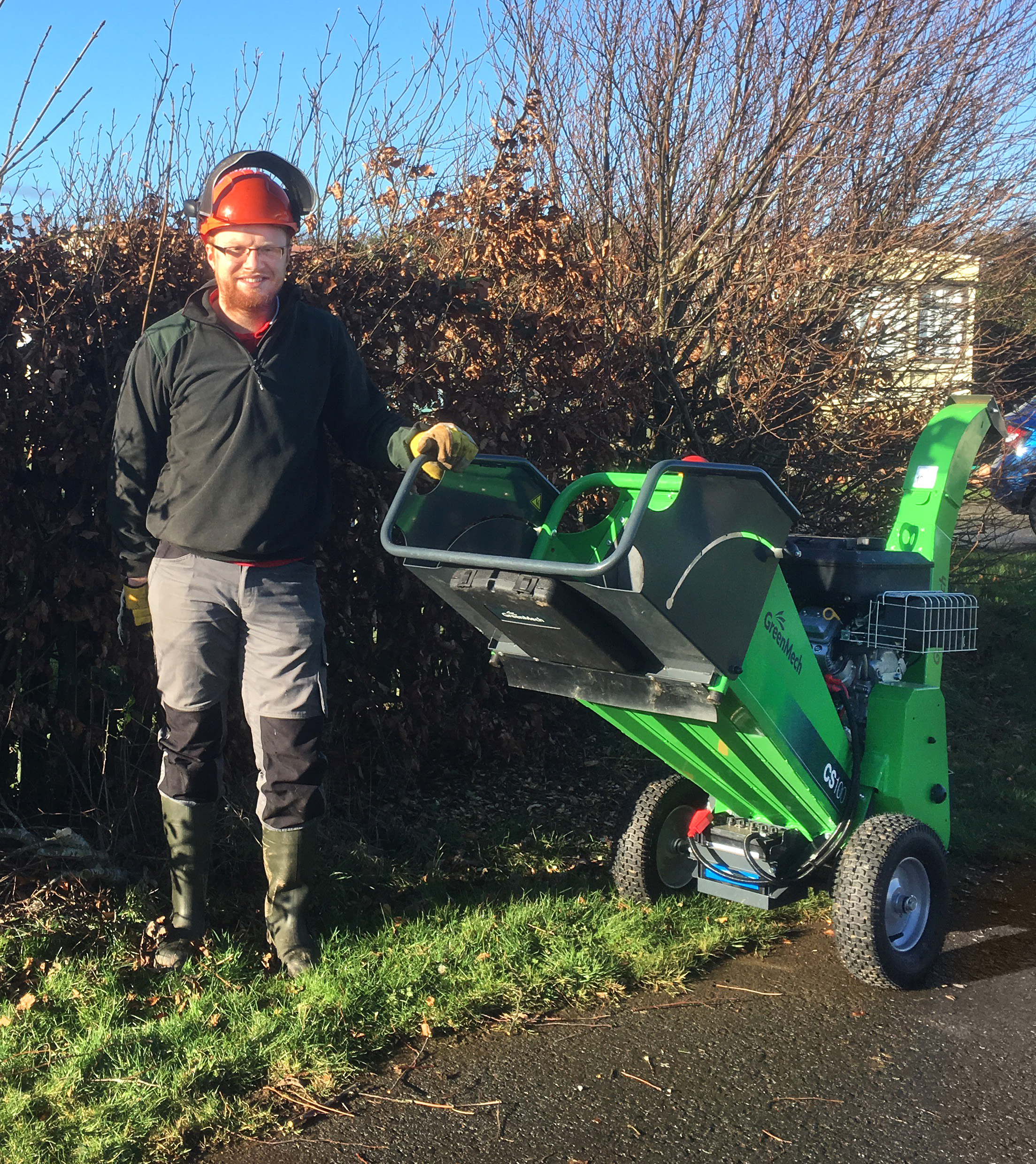 GreenMech CS100 added to holiday park