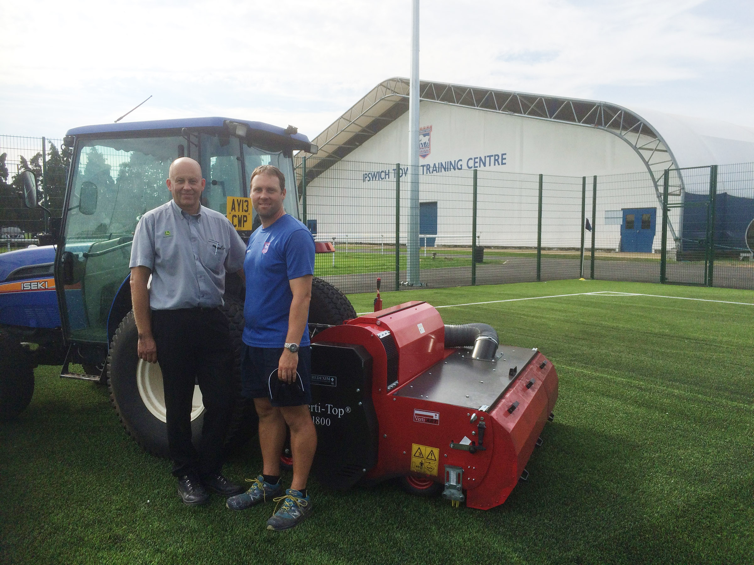 Ipswich Town FC protect their investment in a new synthetic carpet with new Redexim kit
