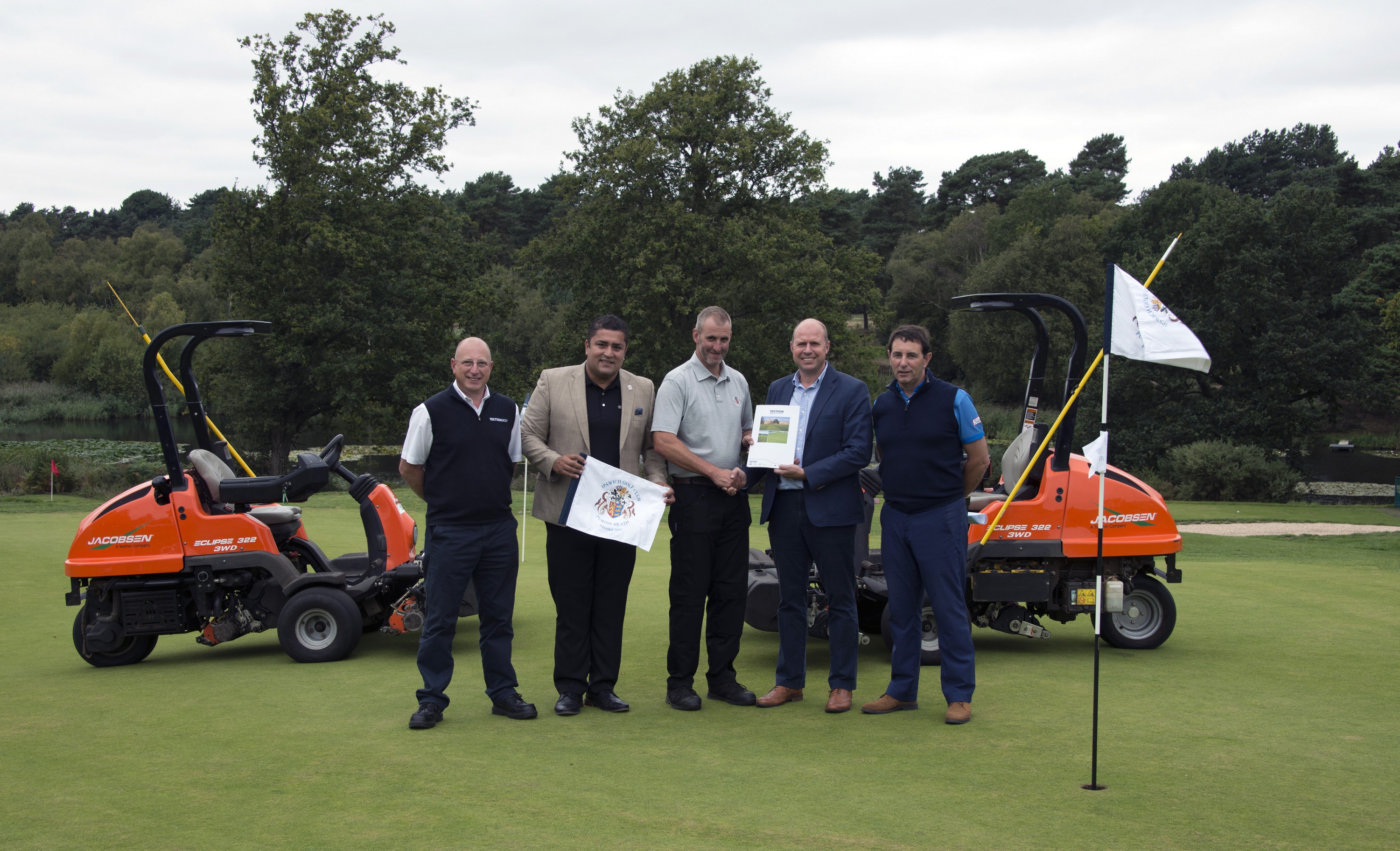 Ipswich Golf Club signs new deal with Ransomes Jacobsen