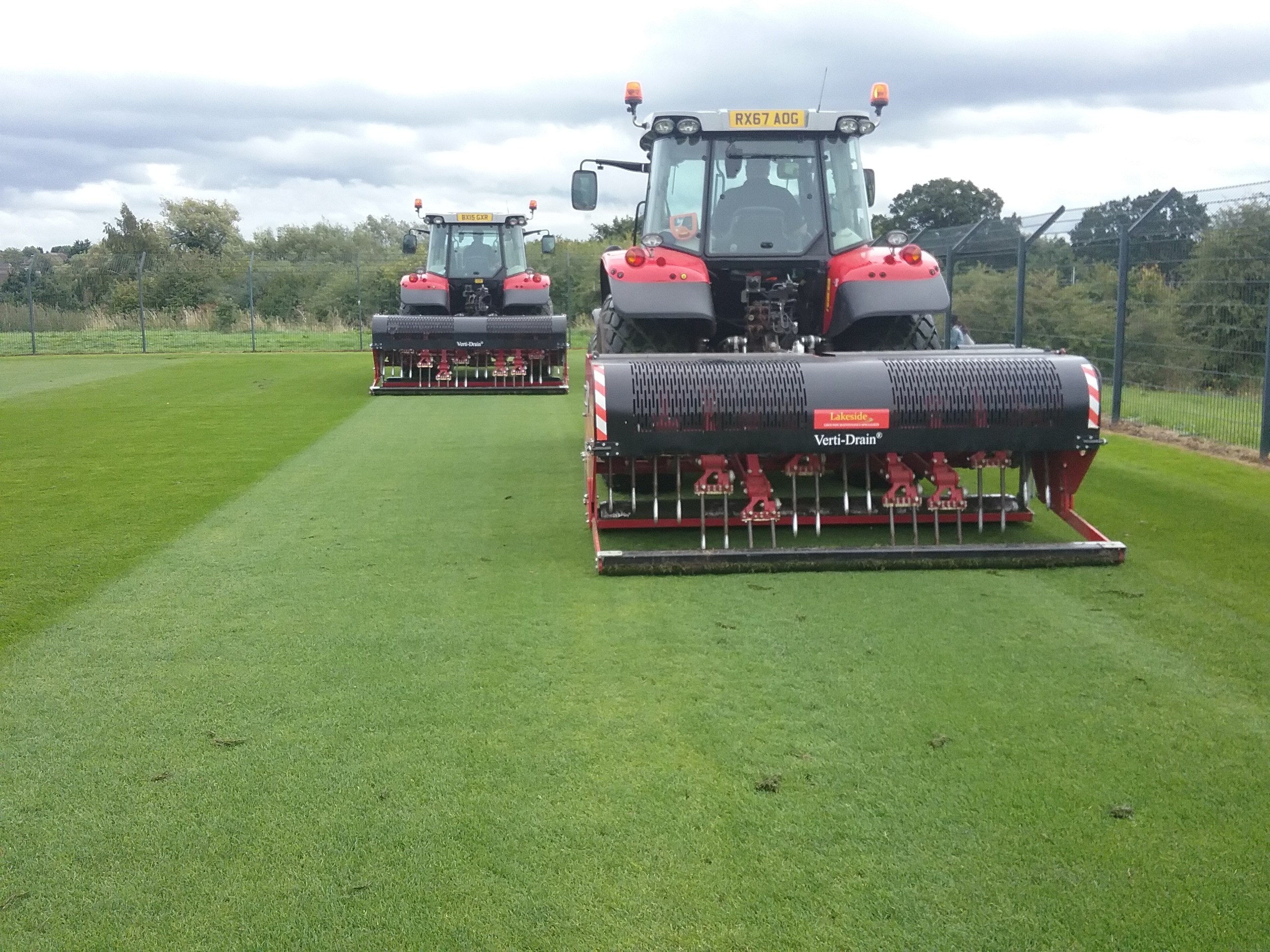 Lakeside Grounds Maintenance invests in Verti-Drain 7526