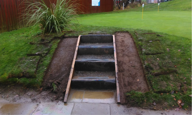 How Turnhouse Golf Club solved its slippery steps problem