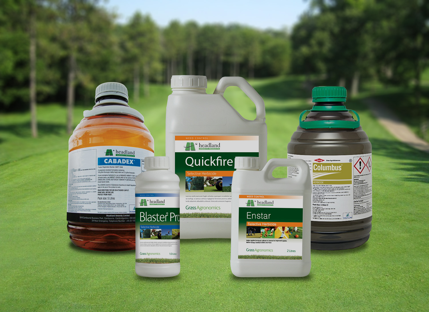 Headland Amenity has a comprehensive collection of selective herbicides