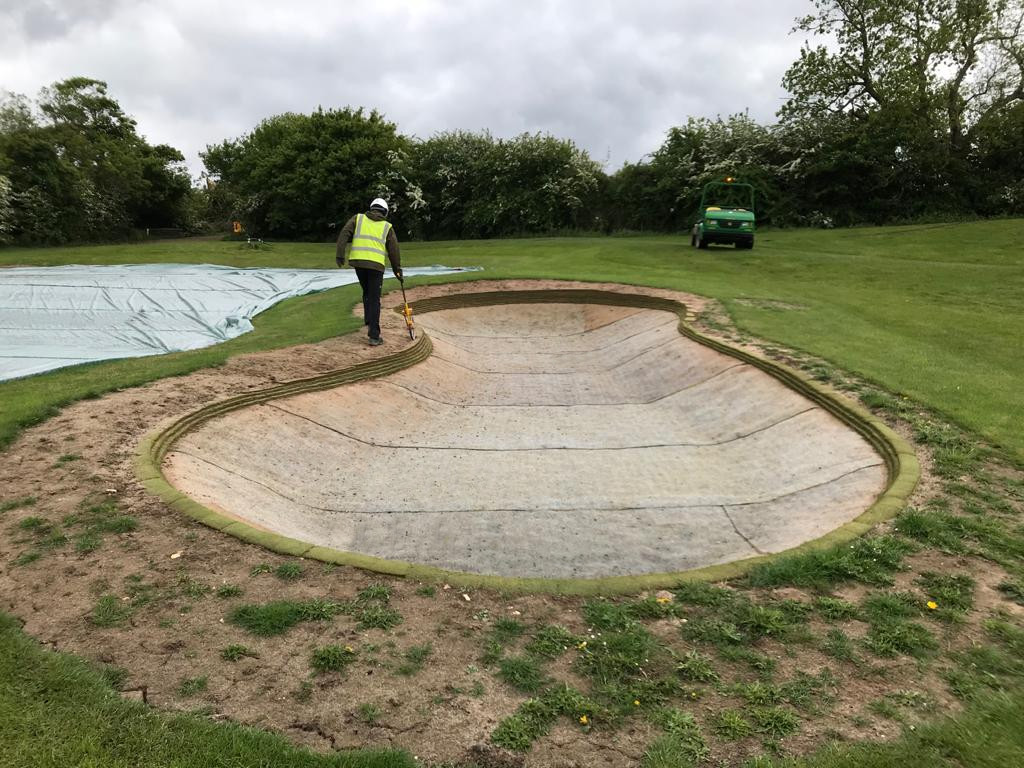 Leicester City FC’s golf club renovates its bunkers