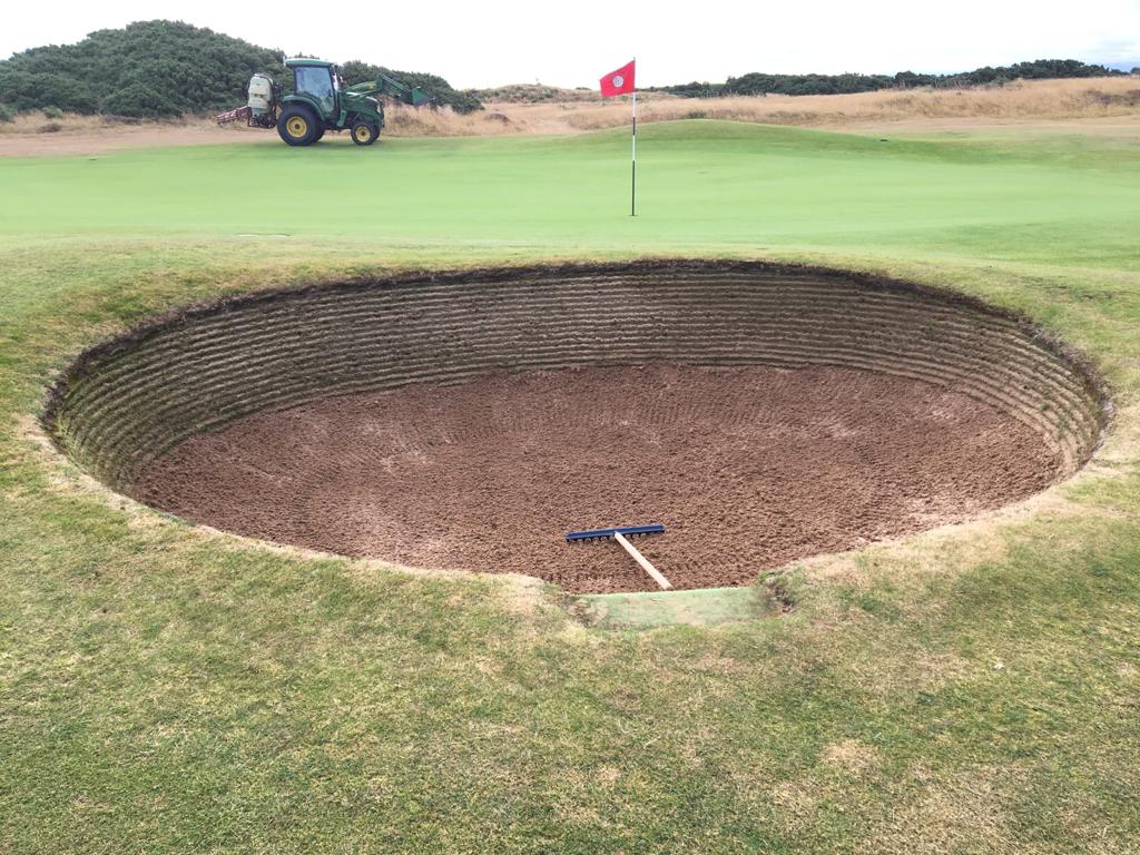 Silloth on Solway Golf Club is rebuilding all its bunkers