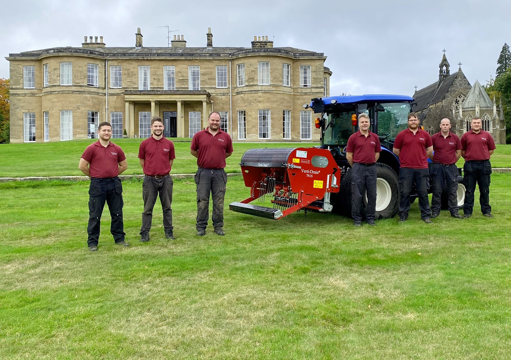 Versatile Verti-Drain helps Rudding Park prepare for winter