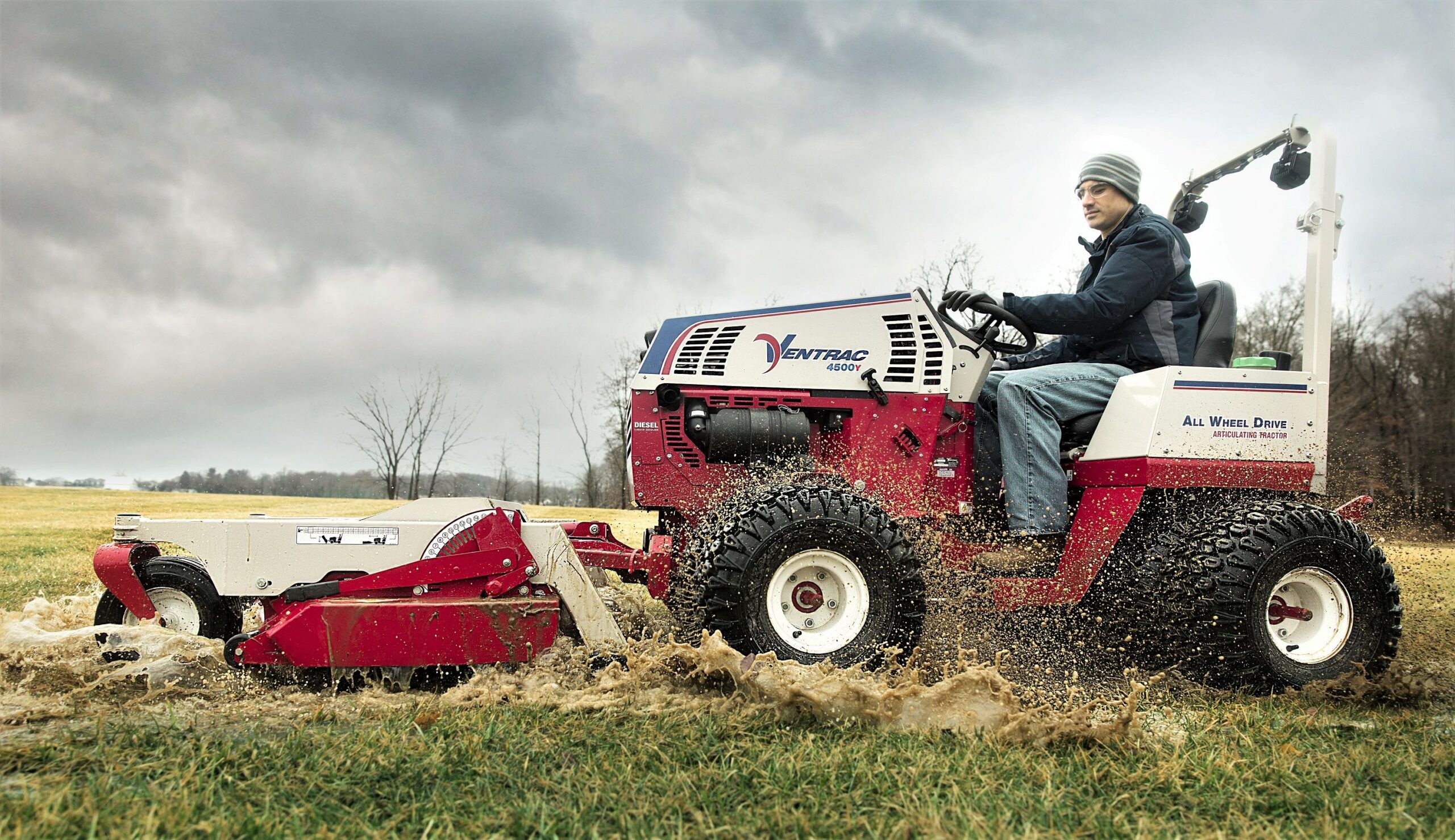 Ventracs have a low ground pressure of just 6 psi