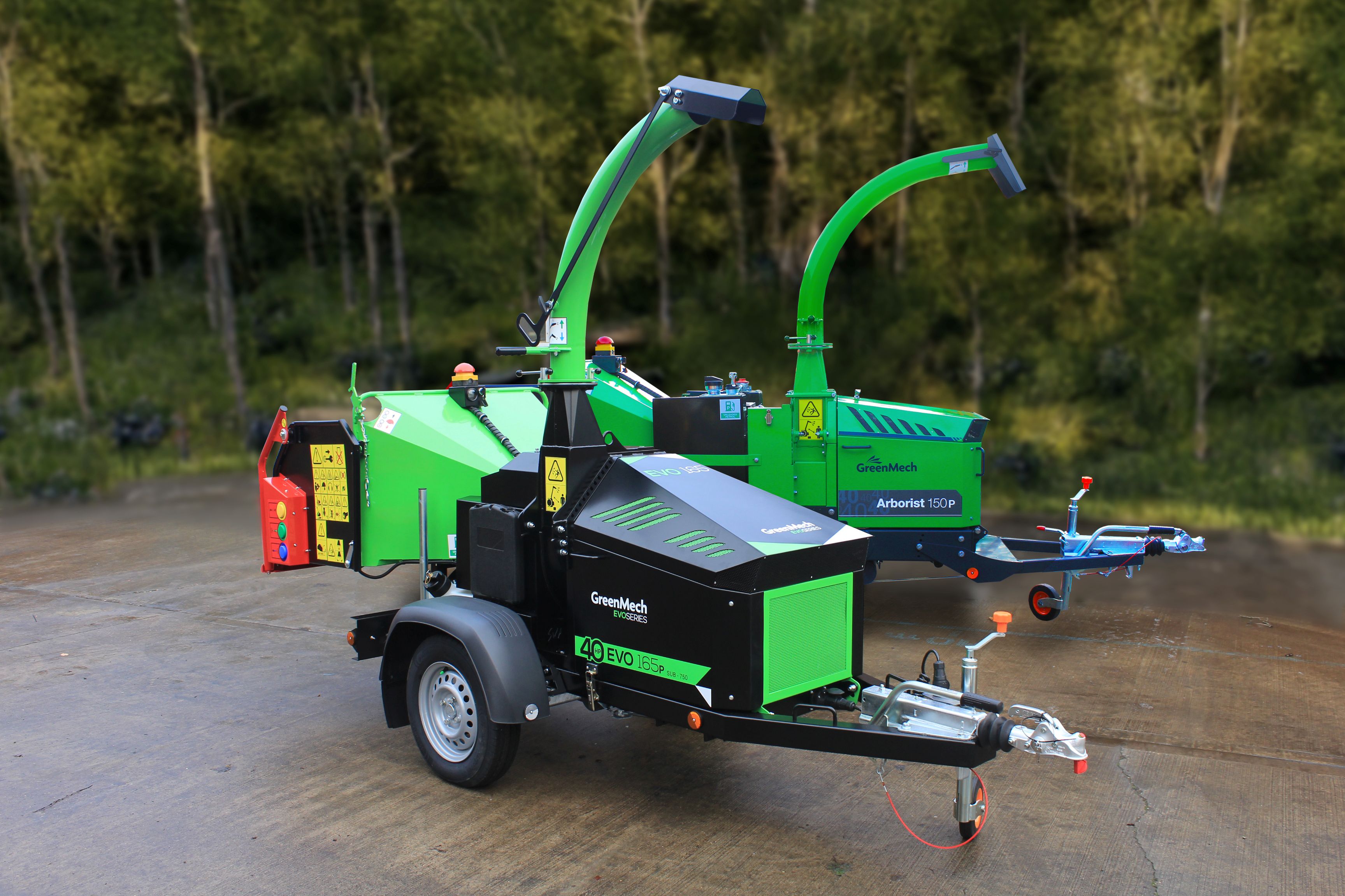 New year, new higher horsepower petrol woodchippers from GreenMech