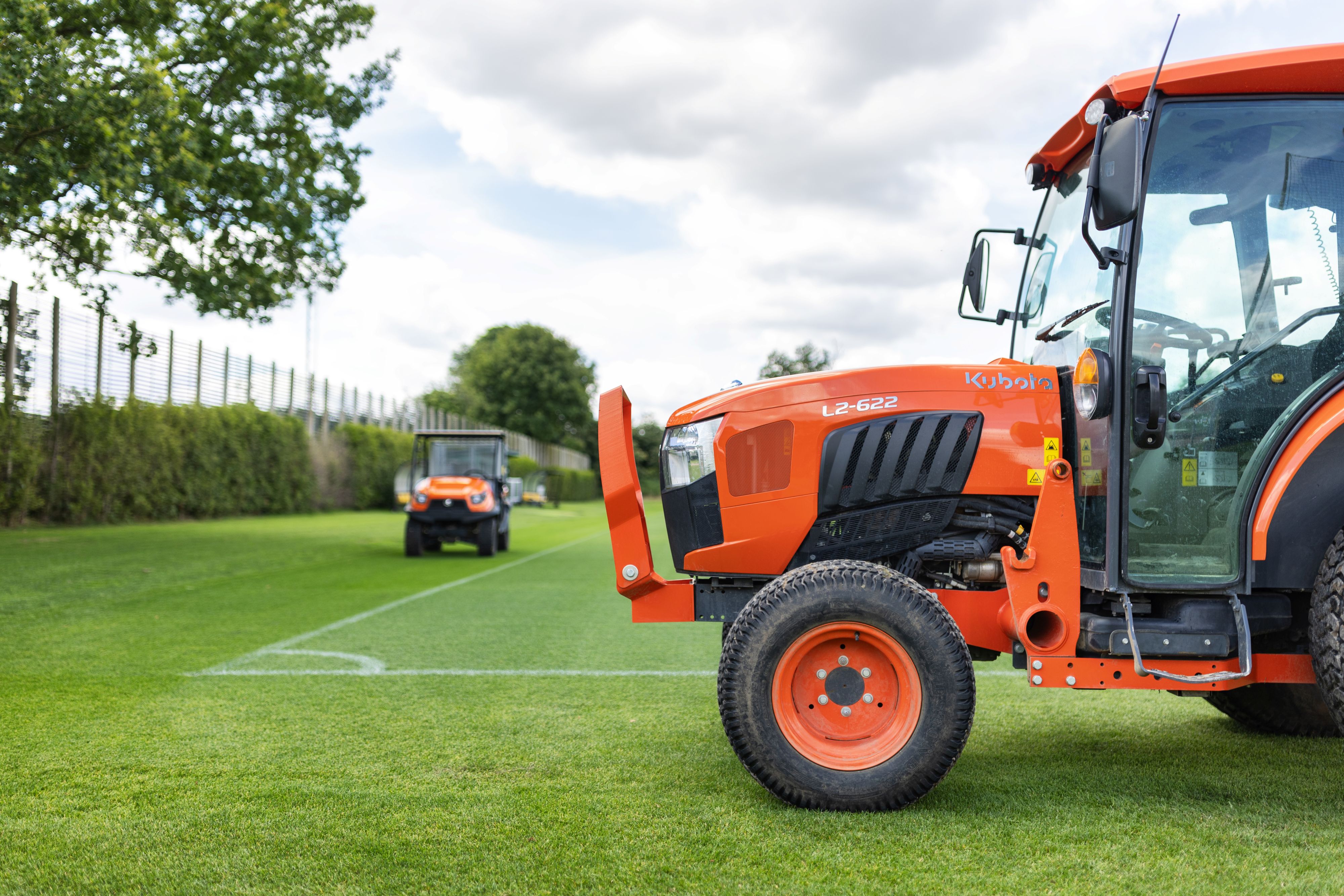 Watford Football Club prefers Kubota compact tractors