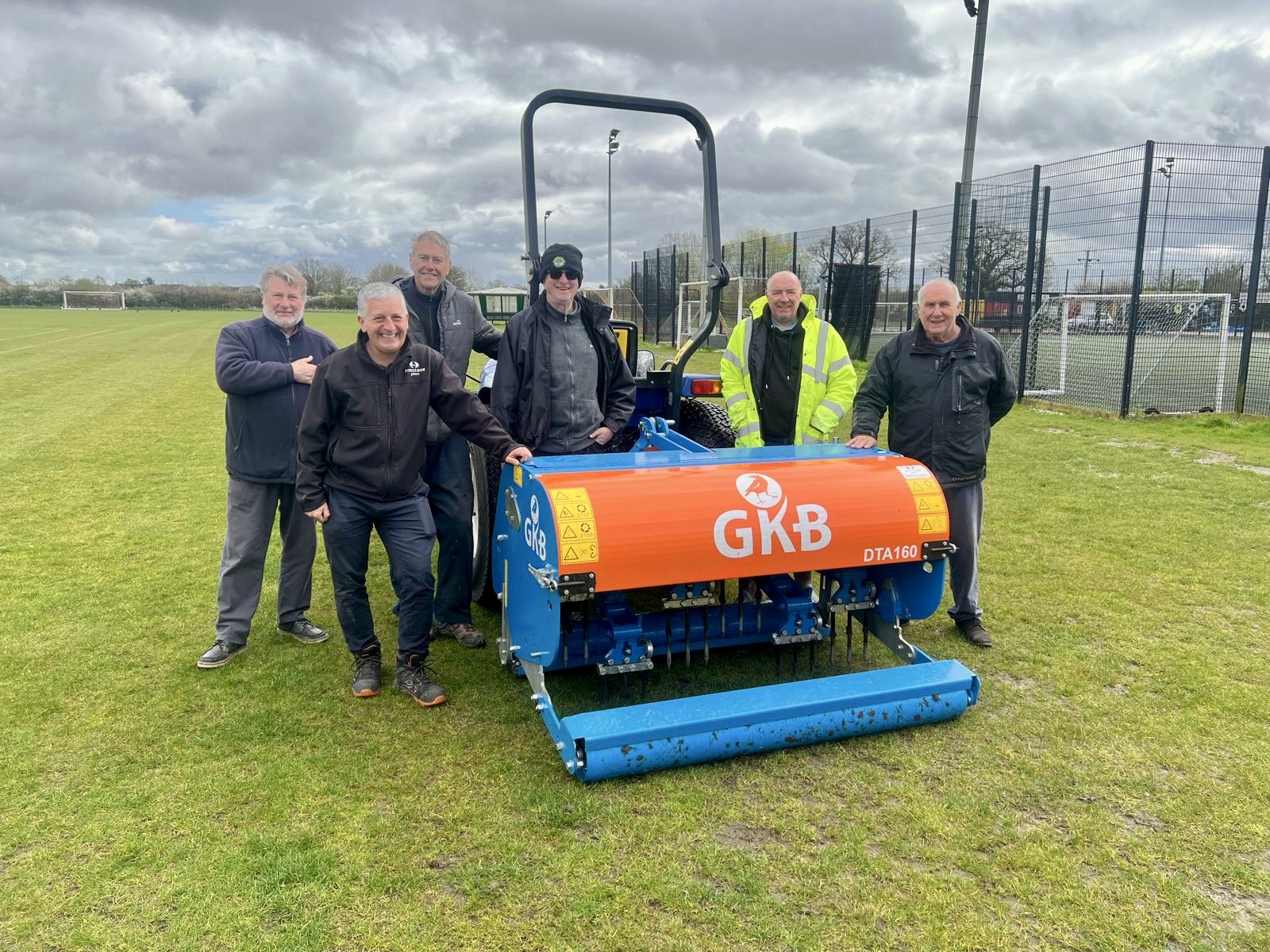 Volunteers take control of pitch quality with GKB investment