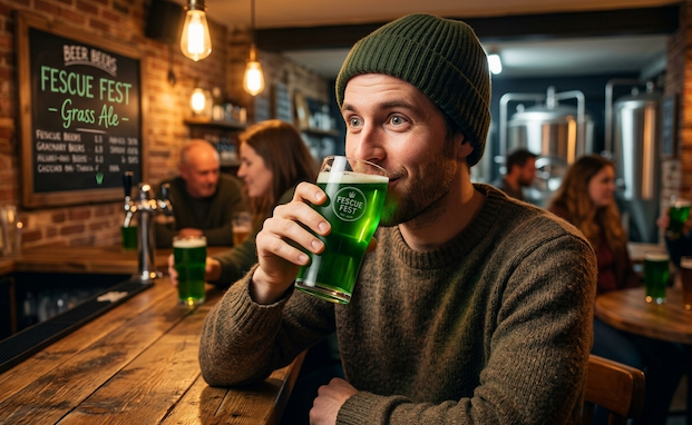 Golf club converts its own fescue clippings into a craft ale