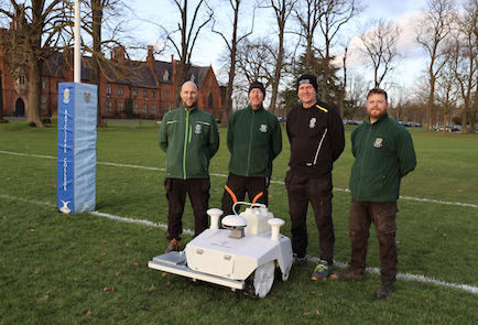 Ratcliffe College elevates sports pitch quality with robotic line marking