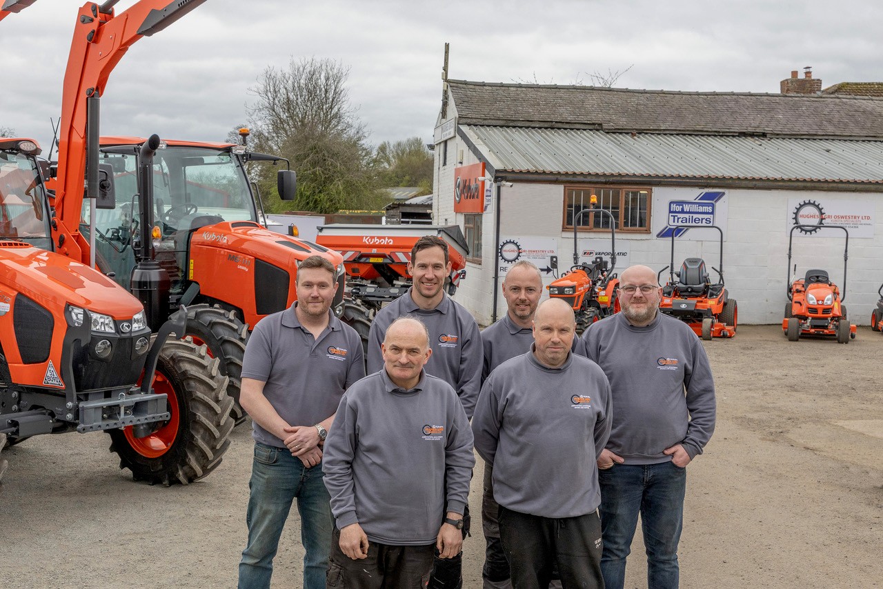 Kubota appoints Hughes Agri Oswestry to dealer network