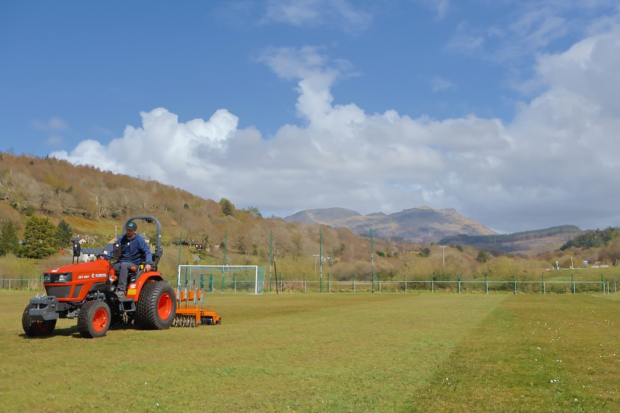 Kubota helped CPD Penrhyndeudraeth FC through winter