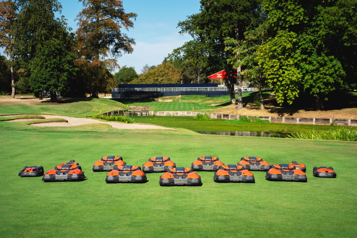 Husqvarna robotic mowers take on the Brabazon ahead of 2026 British Masters